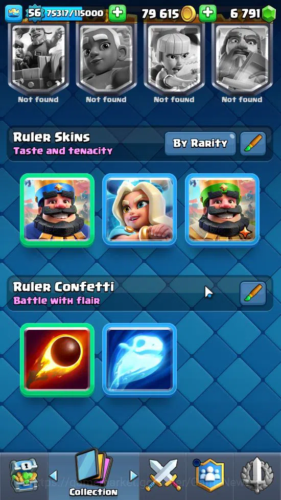 Clash Royale Accounts Lv 56|Trophy 9591|KTL 15|Limited Skin|Card 121|3 H image 2