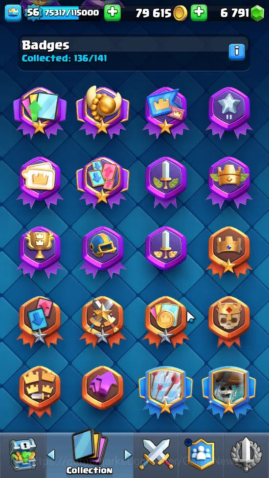 Clash Royale Accounts Lv 56|Trophy 9591|KTL 15|Limited Skin|Card 121|3 H image 4