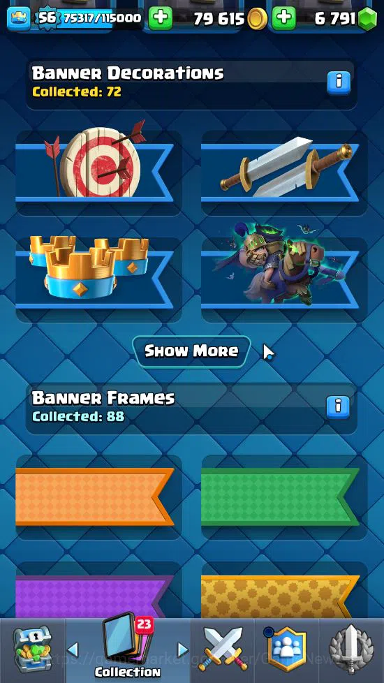 Clash Royale Accounts Lv 56|Trophy 9591|KTL 15|Limited Skin|Card 121|3 H image 6