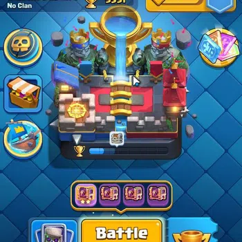 Clash Royale High-End Lv 56|Trophy 9591|KTL 15|Limited Skin|Card 121|3 H image 1