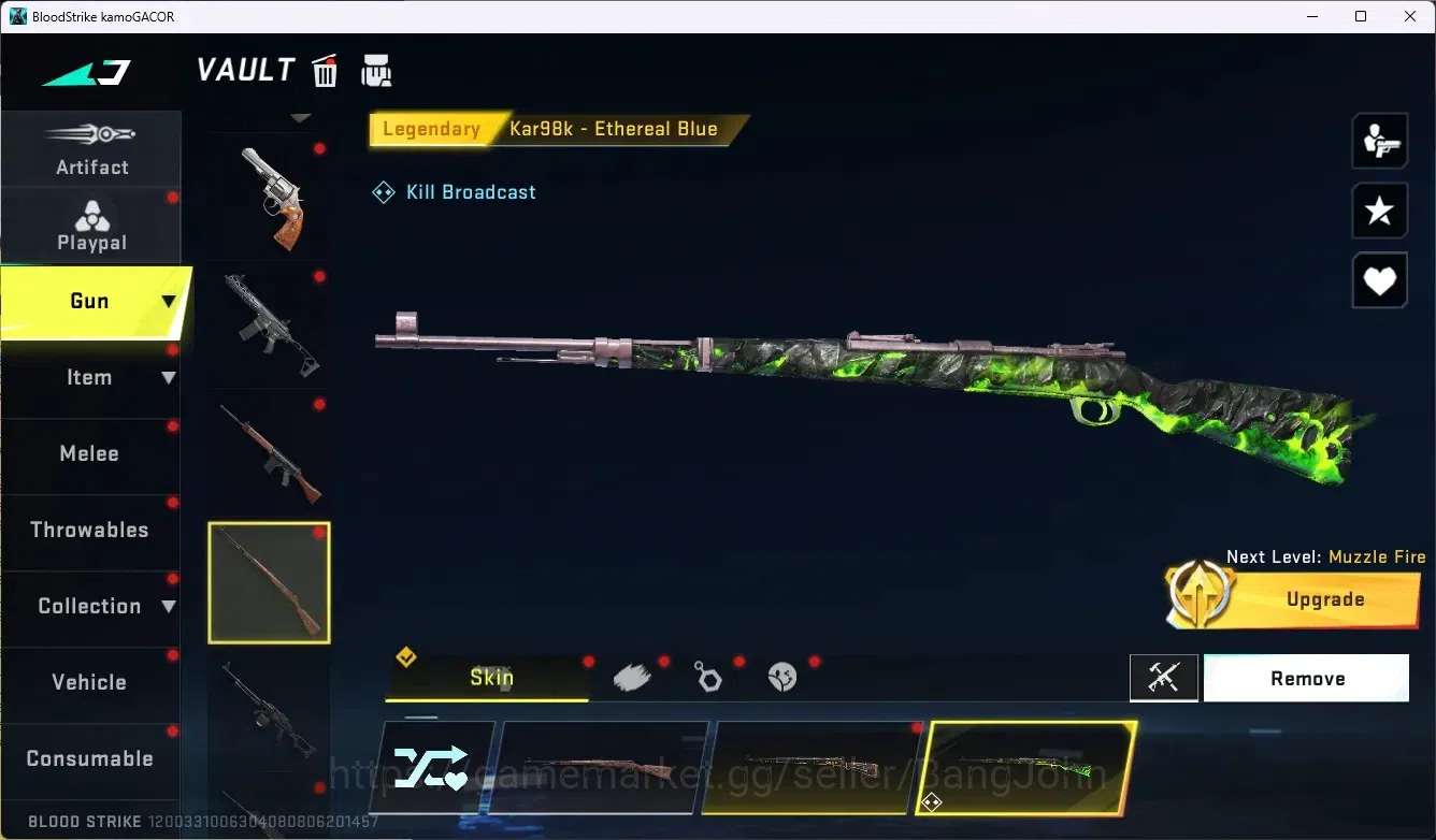 Blood Strike Accounts ASIA|1 Ultra Scar-Molten Core|12 Legendary Gun|Str image 12