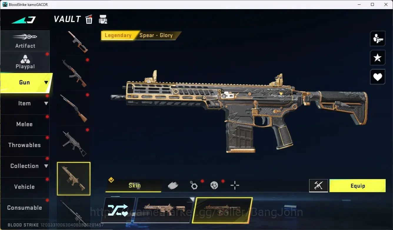 Blood Strike Accounts ASIA|1 Ultra Scar-Molten Core|12 Legendary Gun|Str image 14