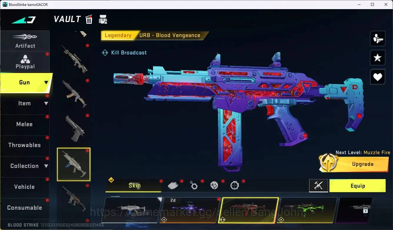 Blood Strike Accounts ASIA|1 Ultra Scar-Molten Core|12 Legendary Gun|Str image 6