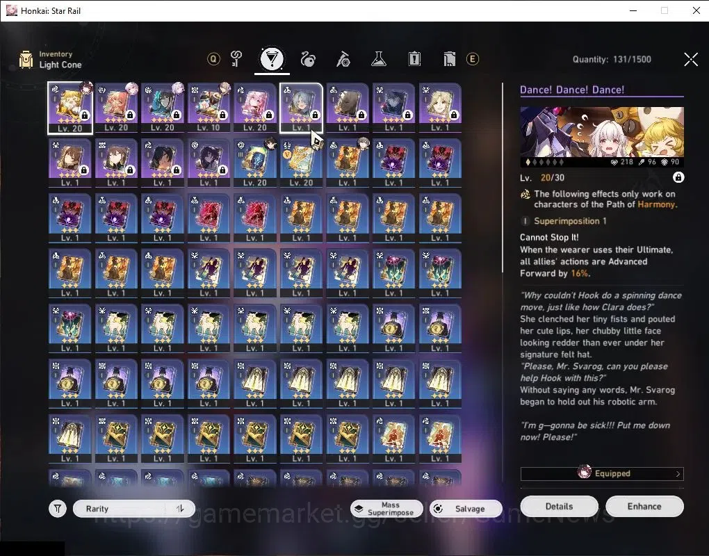 Honkai Star Rail Accounts Asia|TL 18|5 Limited| Evernight, Castorice, Luocha image 6