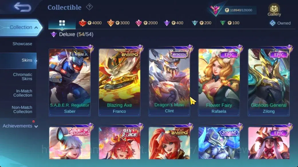 Mobile Legends: Bang Bang Accounts Hero 133|Skin 408|High Glory 71|Legend Lunox,Narut image 8