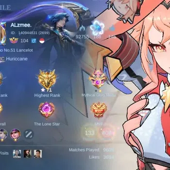 Mobile Legends: Bang Bang Collector Hero 133|Skin 408|High Glory 71|Legend Lunox,Narut image 1