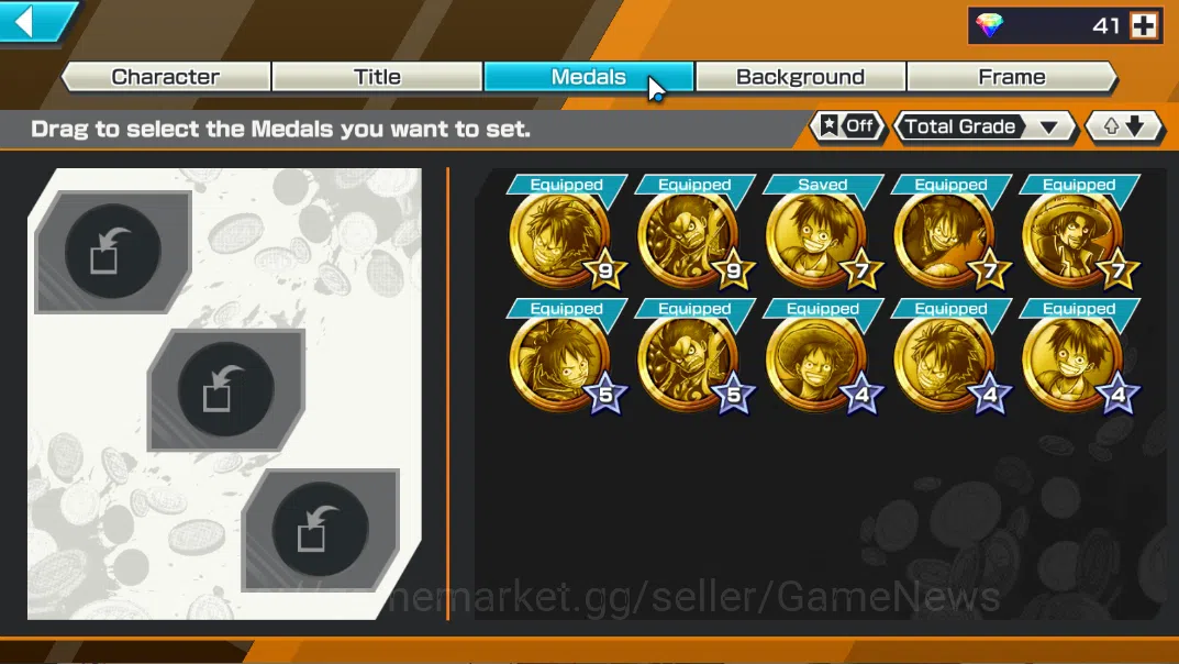 One Piece Bounty Rush Accounts Global|5 EX |MWD Monkey D.Luffy,WI Trafalgar Law,B image 3