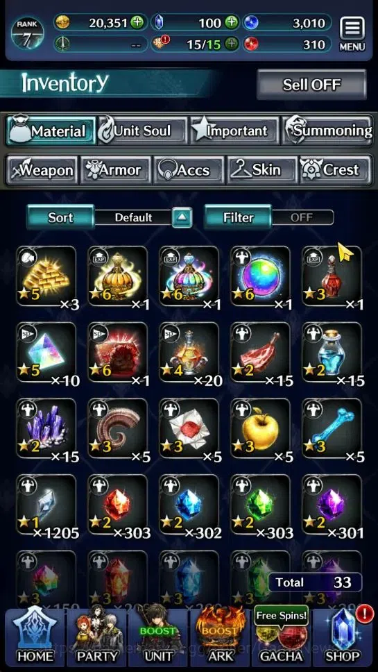Last Cloudia Accounts Endgame GLOBAL | Rank 7 | Top Tier Unit [DL Judecca-Samekh,Goddess Lilaha,AoG Labyreth,KoG Mauna] | 1 12