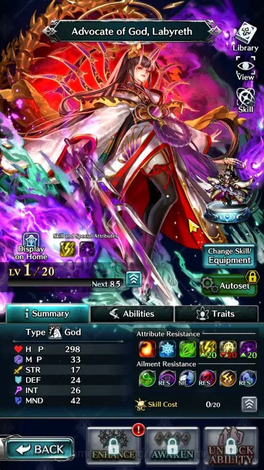 Last Cloudia Accounts Endgame GLOBAL | Rank 7 | Top Tier Unit [DL Judecca-Samekh,Goddess Lilaha,AoG Labyreth,KoG Mauna] | 1 3