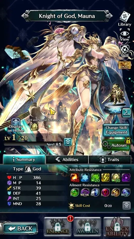 Last Cloudia Accounts Endgame GLOBAL | Rank 7 | Top Tier Unit [DL Judecca-Samekh,Goddess Lilaha,AoG Labyreth,KoG Mauna] | 1 5
