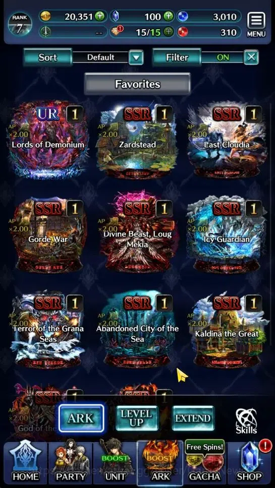 Last Cloudia Accounts Endgame GLOBAL | Rank 7 | Top Tier Unit [DL Judecca-Samekh,Goddess Lilaha,AoG Labyreth,KoG Mauna] | 1 6