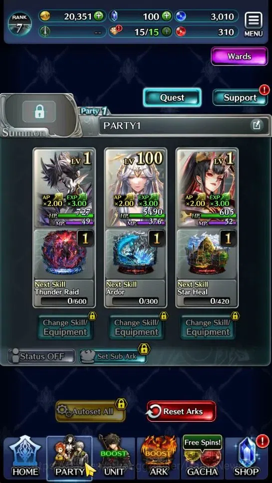 Last Cloudia Accounts Endgame GLOBAL | Rank 7 | Top Tier Unit [DL Judecca-Samekh,Goddess Lilaha,AoG Labyreth,KoG Mauna] | 1 8