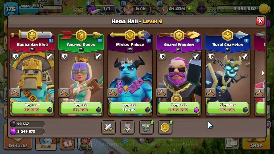Clash of Clans Accounts TH 15-BH 9|LV 176|HH 9|Limited Skin|BK 74,AQ 75,GW image 8