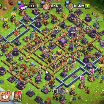 Clash of Clans High-End TH 15-BH 9|LV 176|HH 9|Limited Skin|BK 74,AQ 75,GW image 1