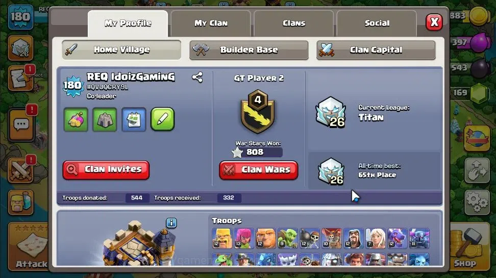 Clash of Clans Accounts LV 180|TH 18|HH 10|Limited Skin|BK 53,AQ 53,MP 45, image 2