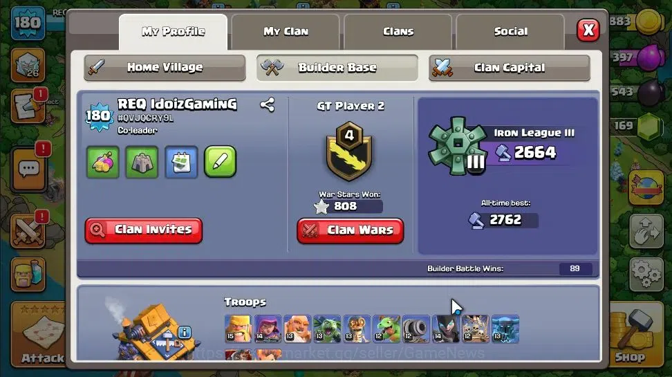 Clash of Clans Accounts LV 180|TH 18|HH 10|Limited Skin|BK 53,AQ 53,MP 45, image 5