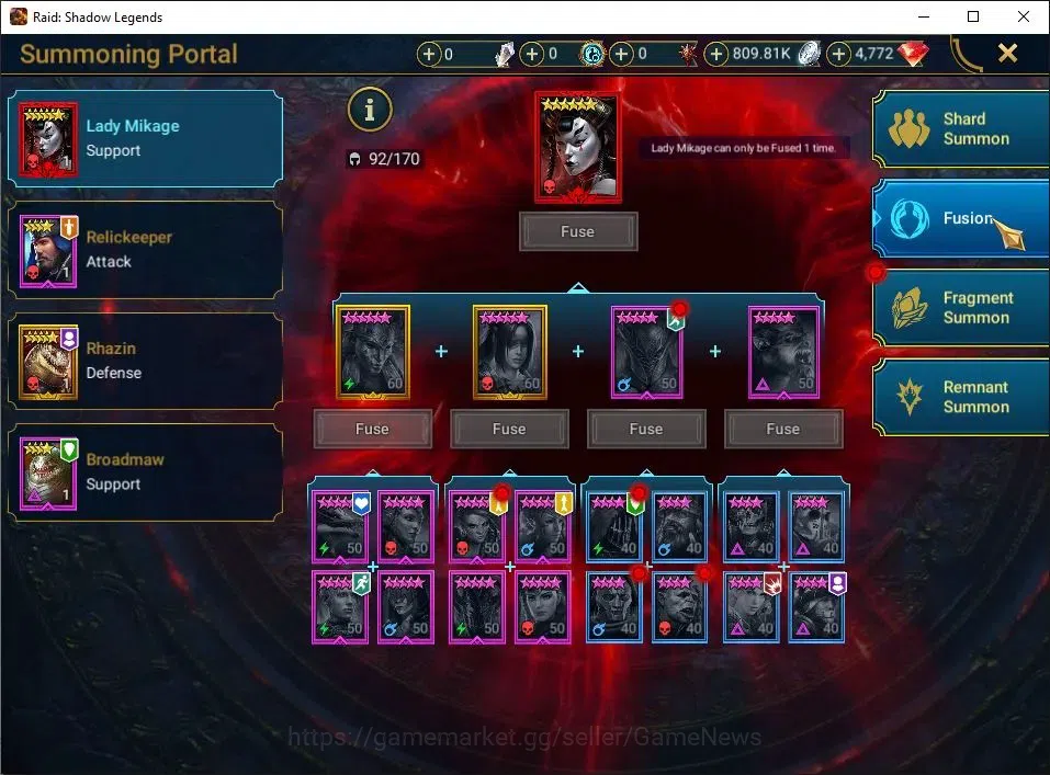 Raid: Shadow Legends Accounts Lv13 294K Power|1 Mythic(Siegfrund)|17 Legend(Ninj image 14
