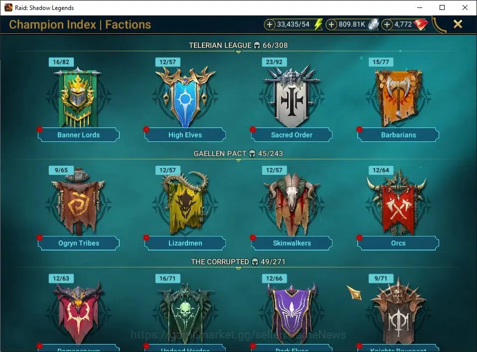 Raid: Shadow Legends Accounts Lv13 294K Power|1 Mythic(Siegfrund)|17 Legend(Ninj image 18