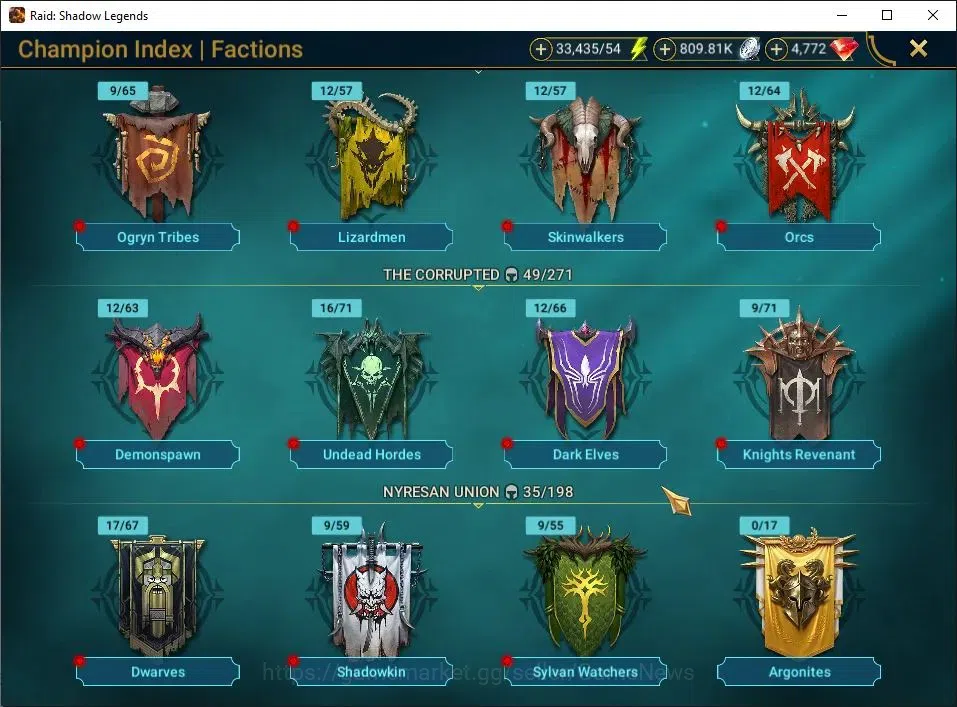 Raid: Shadow Legends Accounts Lv13 294K Power|1 Mythic(Siegfrund)|17 Legend(Ninj image 19