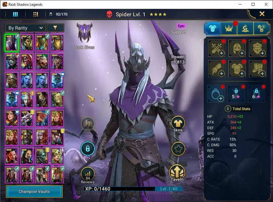 Raid: Shadow Legends Accounts Lv13 294K Power|1 Mythic(Siegfrund)|17 Legend(Ninj image 5