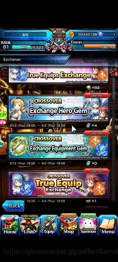 Grand Summoners Accounts End-Game Global|Rank 61|16 Ascend|MiyuTW,ChloeTW,MikotoTW,Beta,Luvia&Rin,Cestina,Etc|Lpot 10