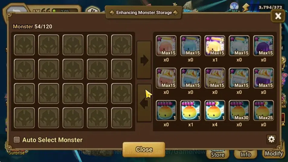 Summoners War: Sky Arena Accounts End-Game GLOBAL Lv 66|1 LD[Birgitta]|15 Total NB5[Savannah,Oliver,Riley,Etc]+46 14