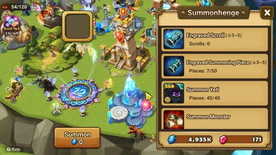 Summoners War: Sky Arena Accounts End-Game GLOBAL Lv 66|1 LD[Birgitta]|15 Total NB5[Savannah,Oliver,Riley,Etc]+46 17