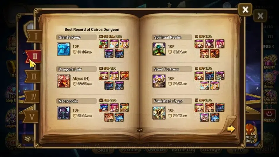 Summoners War: Sky Arena Accounts End-Game GLOBAL Lv 66|1 LD[Birgitta]|15 Total NB5[Savannah,Oliver,Riley,Etc]+46 4