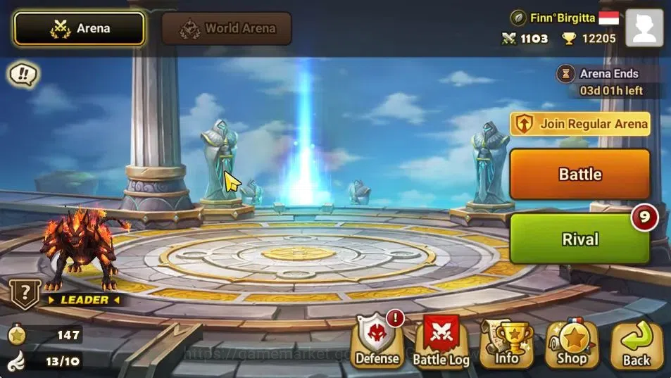 Summoners War: Sky Arena Accounts End-Game GLOBAL Lv 66|1 LD[Birgitta]|15 Total NB5[Savannah,Oliver,Riley,Etc]+46 9