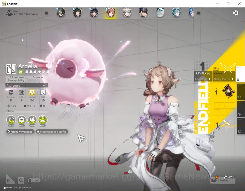 Arknights: Endfield Accounts NA/EU|Lv2|Fresh Starter|SSR2(1Limit)+1(*6WP)|Zhuan image 12