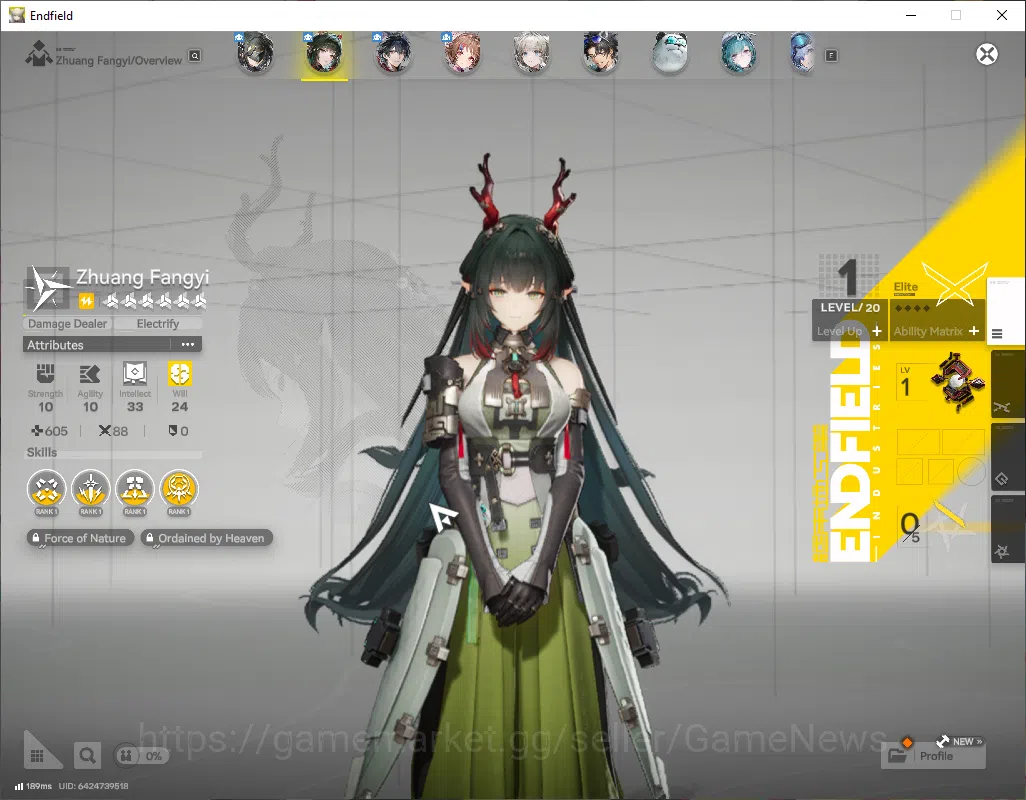 Arknights: Endfield Accounts NA/EU|Lv2|Fresh Starter|SSR2(1Limit)+1(*6WP)|Zhuan image 13