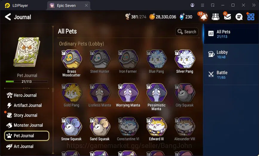 Epic Seven Accounts Global Unverif | 2ML | Sigret | Muwi | Fenne | Vli image 18