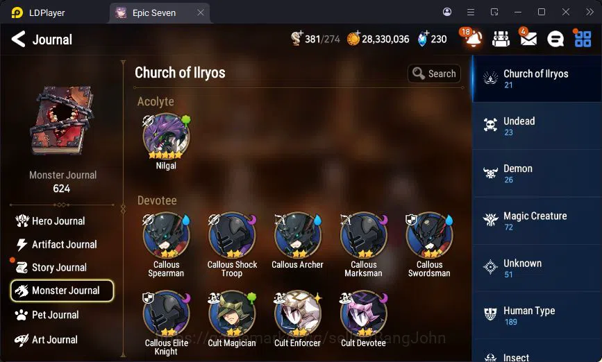 Epic Seven Accounts Global Unverif | 2ML | Sigret | Muwi | Fenne | Vli image 19