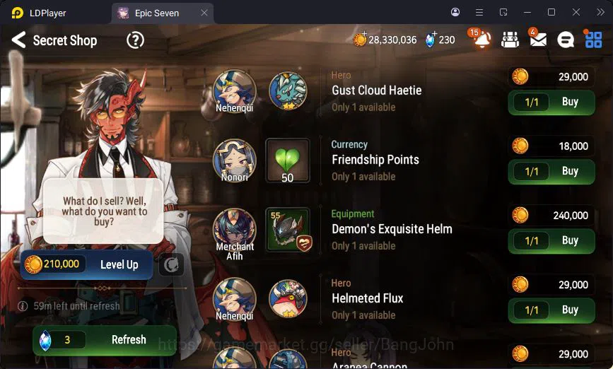 Epic Seven Accounts Global Unverif | 2ML | Sigret | Muwi | Fenne | Vli image 5