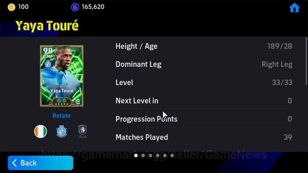 eFootball Accounts Android|Epic Yaya Toure,Frank Lampard,Wesley Sneij image 9