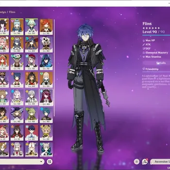 Genshin Impact Accounts Reroll ASIA|AR 56|7Limit|Flins