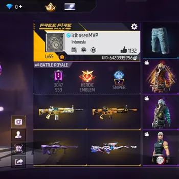 Free Fire Accounts AKUN POLOSAN IDAMAN - BUNDLE INKUBATOR UTAMA - CELANA DENIM - BAJU INKUBATOR BANYAK - POLOSAN IDAMAN
