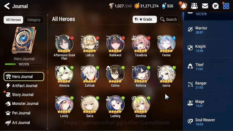 Epic Seven Accounts Starter GLOBAL Unverif|5 ML(Salome,DK Sharun,SP Politis,US Choux,MA Ken)+AS 7