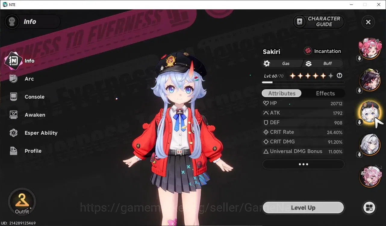 Neverness to Everness Accounts GLOBAL SEA|HL 50|TL 41|9 SSR 5 Limit[(NanalyA3,Shinku,Chaos,Lacrimosa,Hotori)+Sign]|Porsche 6