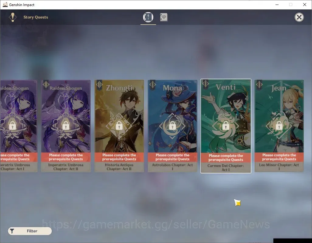 Genshin Impact Accounts ASIA|AR 46|3Limited+4(*5Standard)+1(*5Wep)|Durin,C image 20