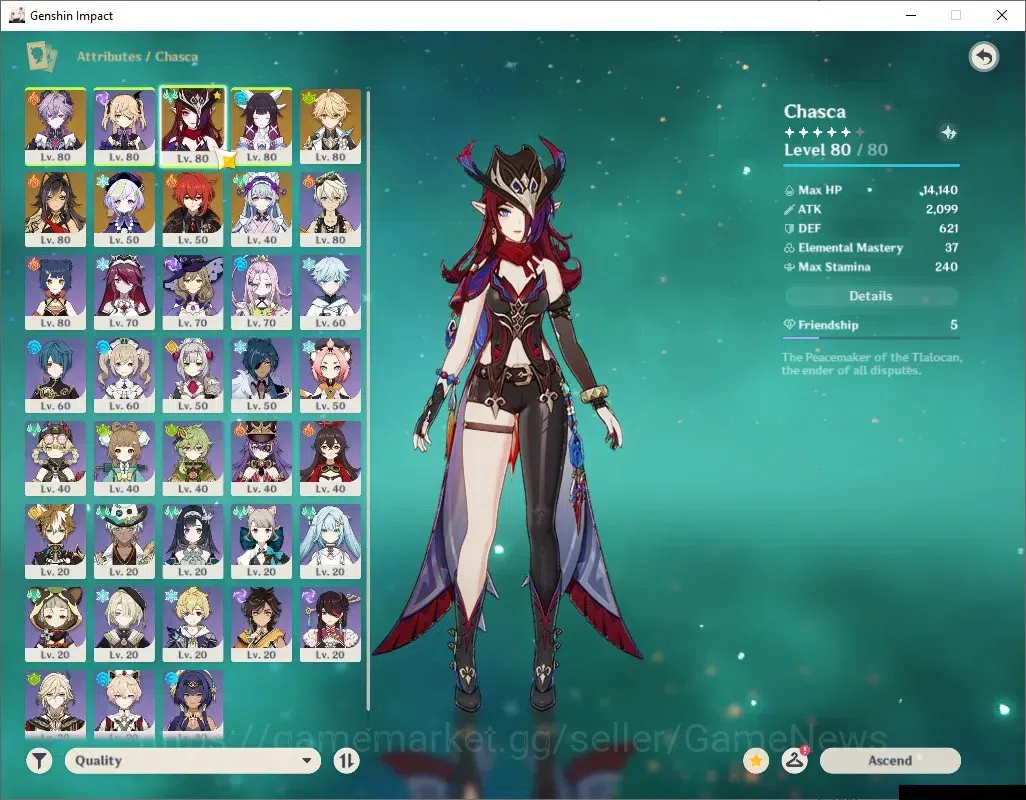 Genshin Impact Accounts ASIA|AR 46|3Limited+4(*5Standard)+1(*5Wep)|Durin,C image 4
