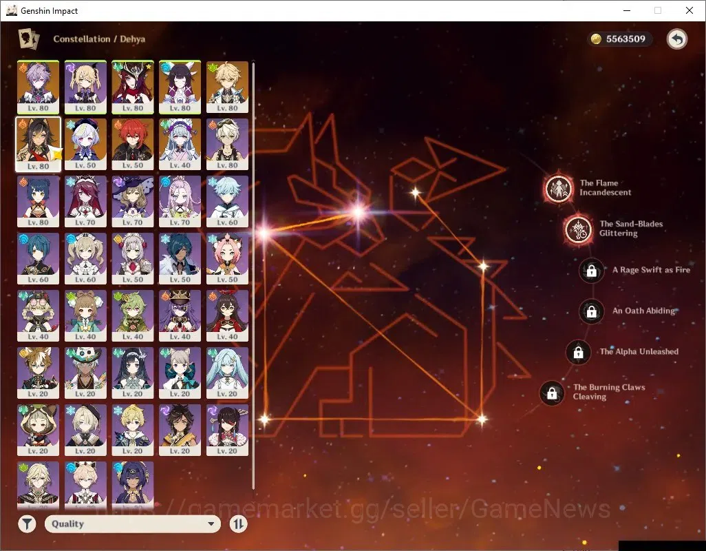 Genshin Impact Accounts ASIA|AR 46|3Limited+4(*5Standard)+1(*5Wep)|Durin,C image 6
