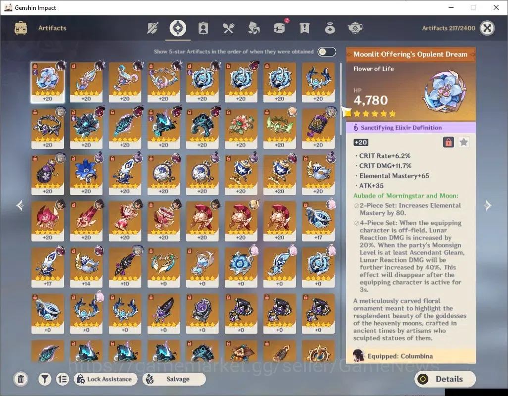 Genshin Impact Accounts ASIA|AR 46|3Limited+4(*5Standard)+1(*5Wep)|Durin,C image 9