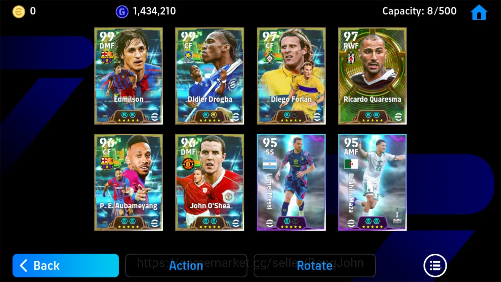 eFootball Accounts Legends & Iconic Players Mobile |PW 3153|Epic Edmilson,Drogba,Forlan,Quaresma,O'Shea|Shwt IbrahimMaza 1