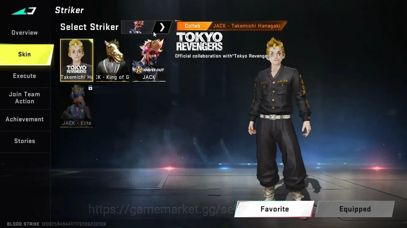 Blood Strike Accounts Asia|ETERNAL DEagle-SCorpius|Collab [Takemichi Han image 6