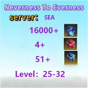 Neverness to Everness Accounts SEA|Rings (AN):16000+|Red Stocks (SD):4+|Blue Stocks (FD):51+|Keys (KEY):0-40|Double