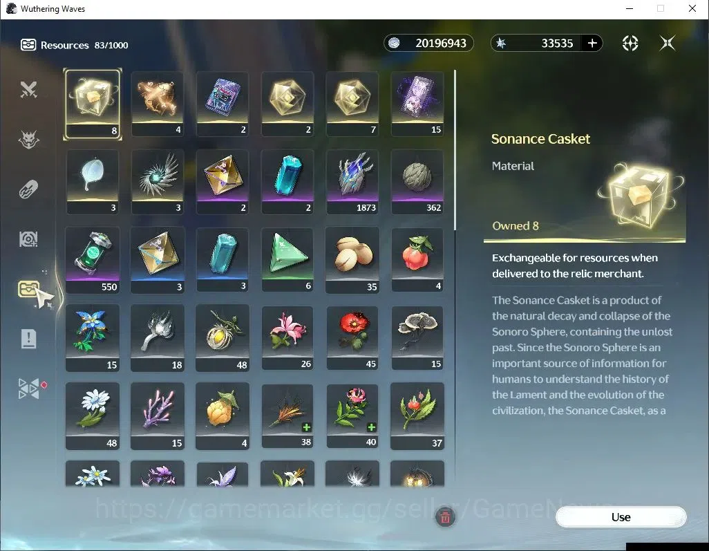 Wuthering Waves Accounts Others NA |UL 49|33K Astrite|4 Limited|(Lucy RC 1, Cartethyia, Lucilla, Rebecca)+Signature|DB Lv 7
