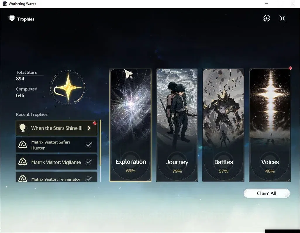 Wuthering Waves Accounts Others NA |UL 49|33K Astrite|4 Limited|(Lucy RC 1, Cartethyia, Lucilla, Rebecca)+Signature|DB Lv 9