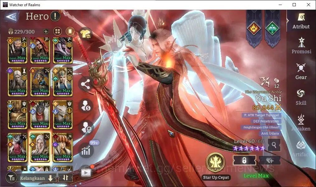 Watcher of Realms Accounts GLOBAL 60x|Lv 94|11M PWR|12 Lord[Lady Alex,IngridA image 17