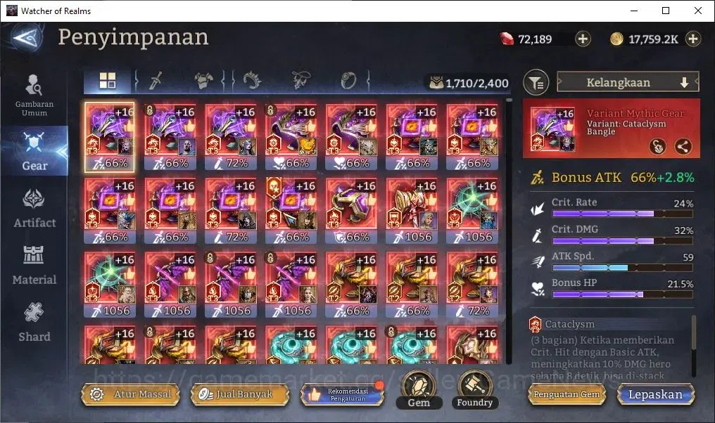 Watcher of Realms Accounts GLOBAL 60x|Lv 94|11M PWR|12 Lord[Lady Alex,IngridA image 19